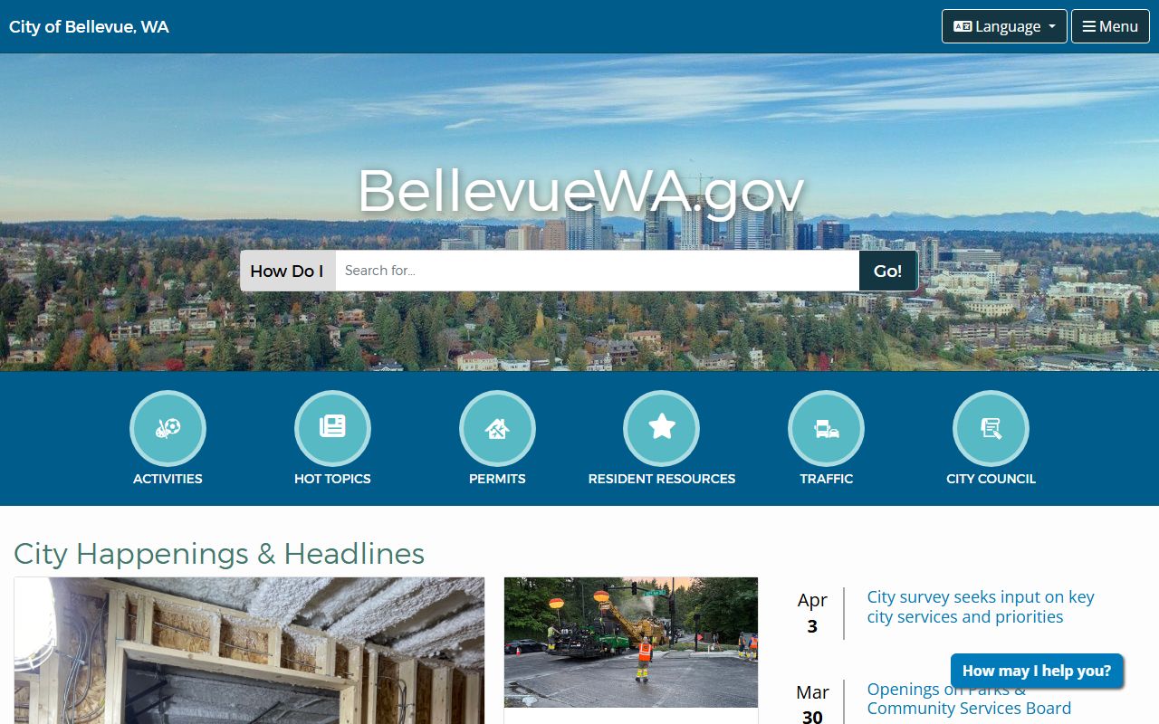 Bellevue unclaimed money on the city website