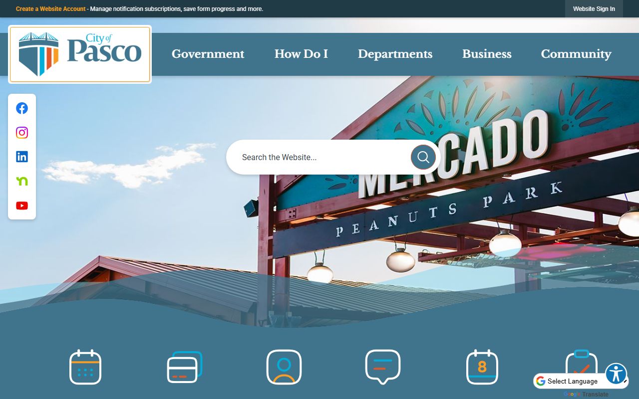 Pasco Unclaimed Money on the city website