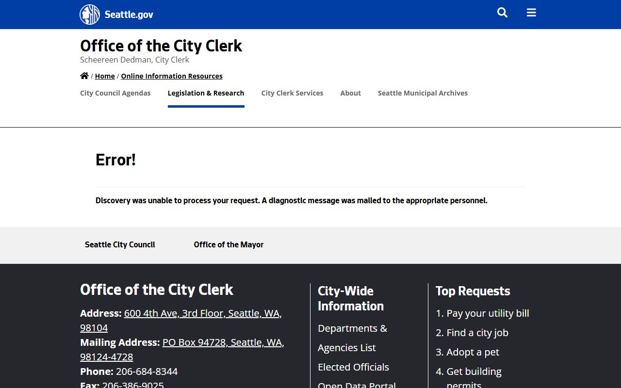 Seattle unclaimed money municipal code guide