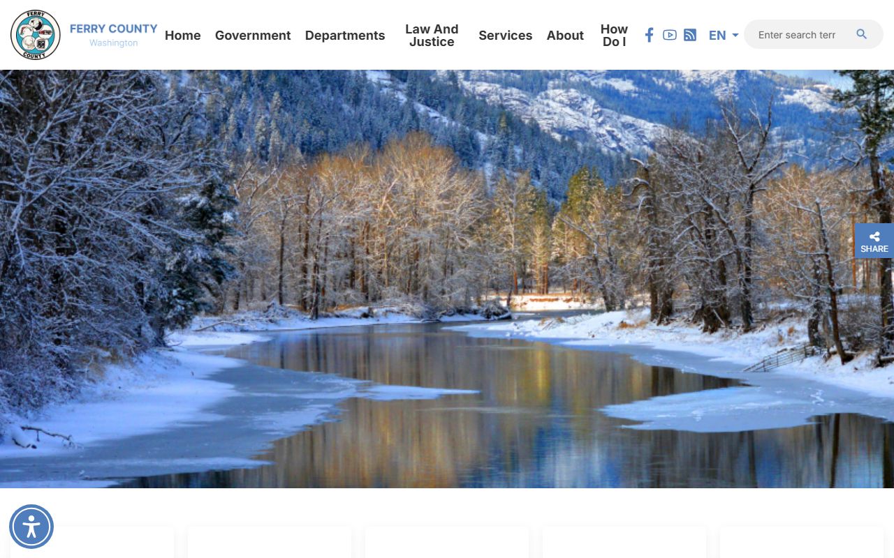 Ferry County unclaimed money on the county official website