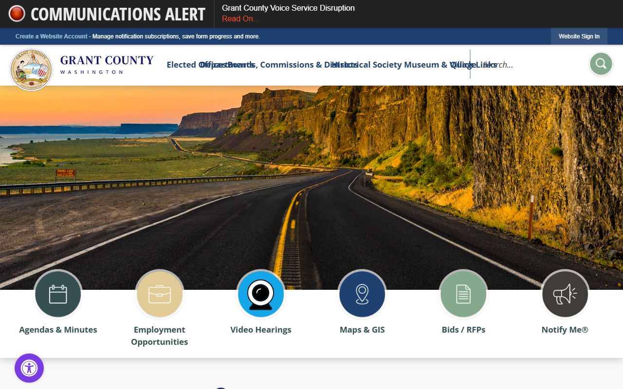 Grant County unclaimed money at the county official website