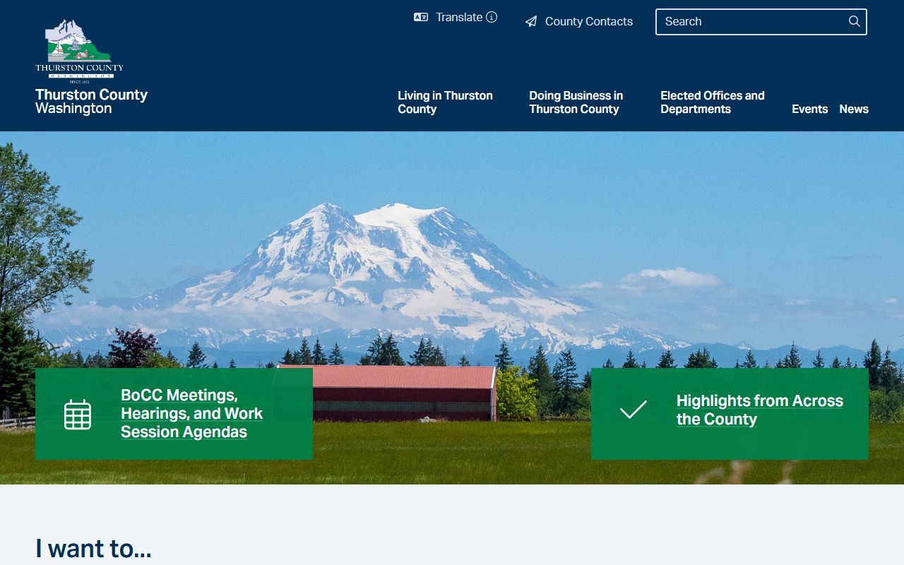 Thurston County unclaimed money and Thurston County official website