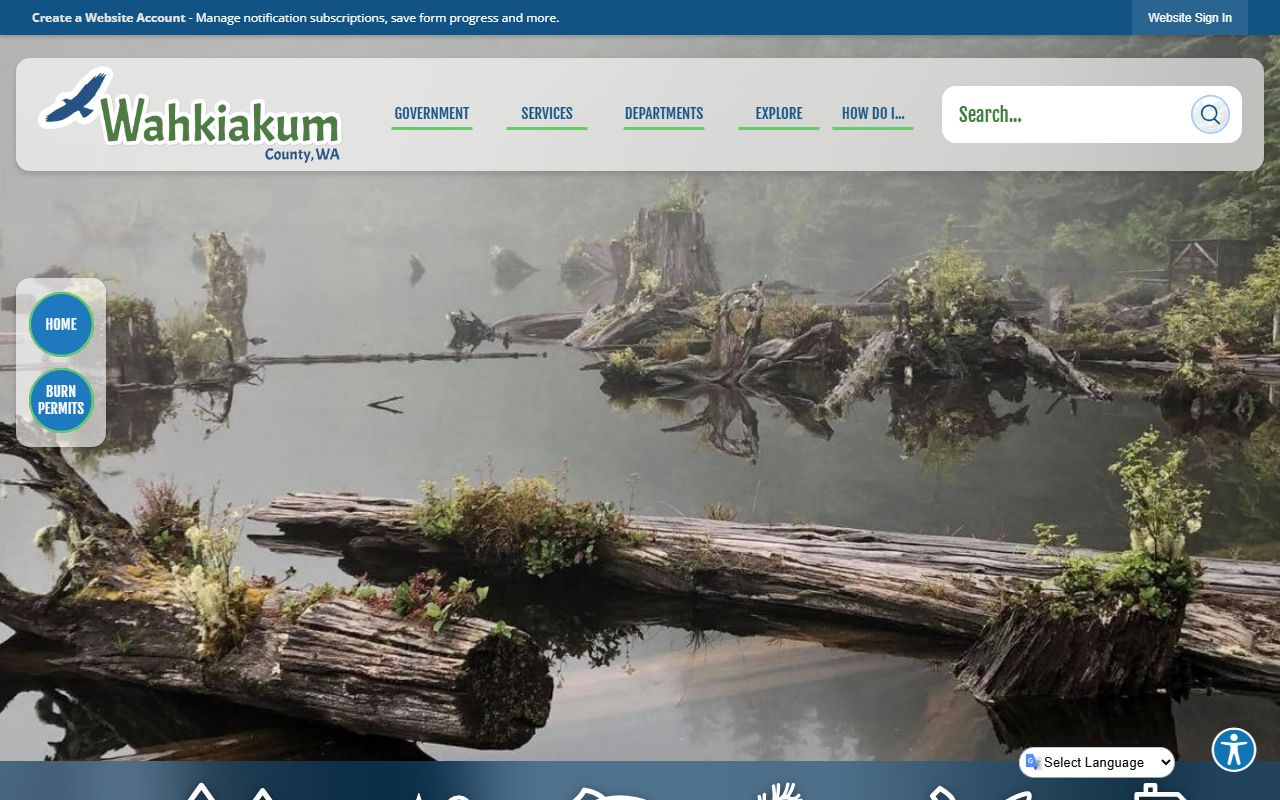 Wahkiakum County unclaimed money on the county official website